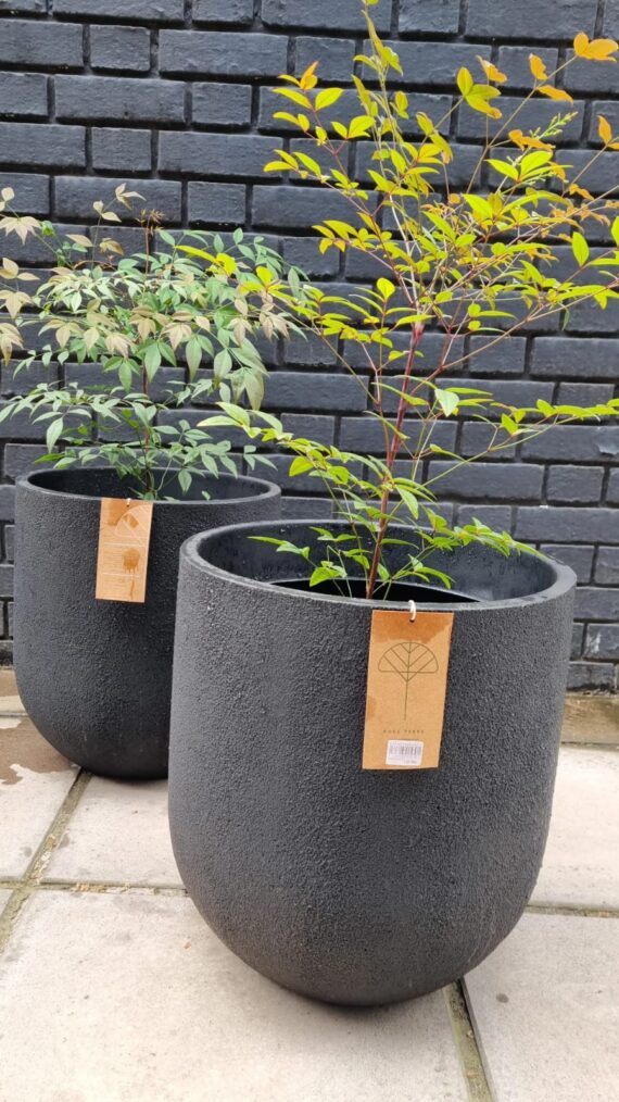 Macetero Cask Planter Grís Oscuro M - Imagen 3